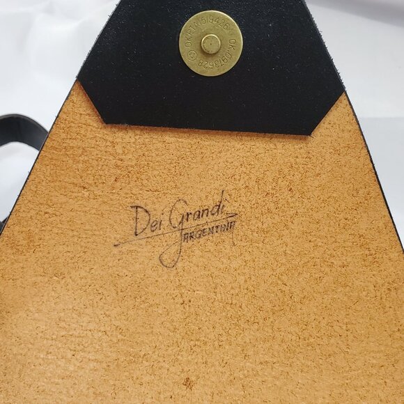 Dei Grandi Argentina Leather Crossbody Bag & Matching Wallet Set Artisan Made - Picture 13 of 14